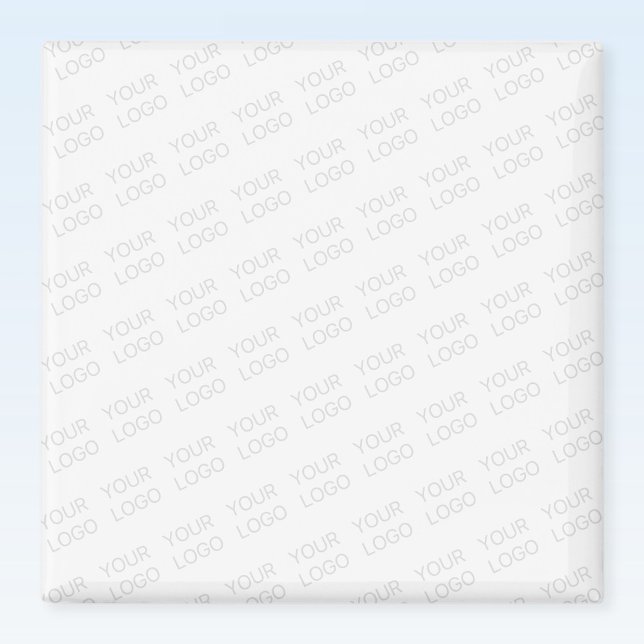 Your Logo Automatically Lightened & Repeating Magnet (Creator Uploaded)