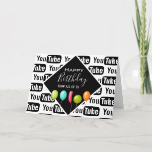 Your Logo Background Employee/Client Birthday Card