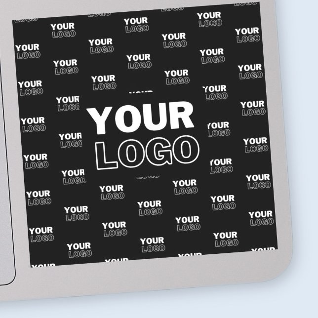 Your Logo & Background Repeating Logo | Black (Creator Uploaded)