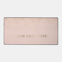 Your Logo Blush Gold Foil Simple Modern Feminine
