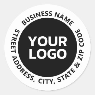 Your Logo Bold Return Address or Product Label