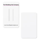 Your Logo Bow Hair Clip Display Card Vertical