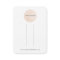 Your Logo Bow Hair Clip Display Card Vertical