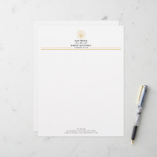 Your Logo Business Attorney At Law Letterhead