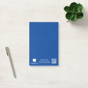 Your Logo   Business Dentist Modern Minimalist Post-it Notes