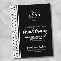 Your Logo Business Grand Opening Invitation
