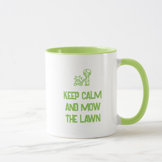 Your Logo Business | Lawn Care Service Qoutes Mug (Right)