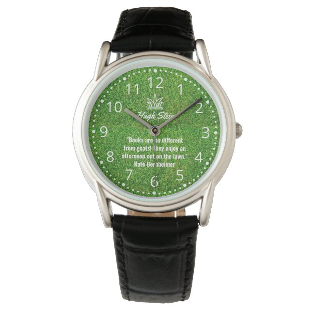 Your Logo Business | Lawn Care Service Qoutes Watch (Front)