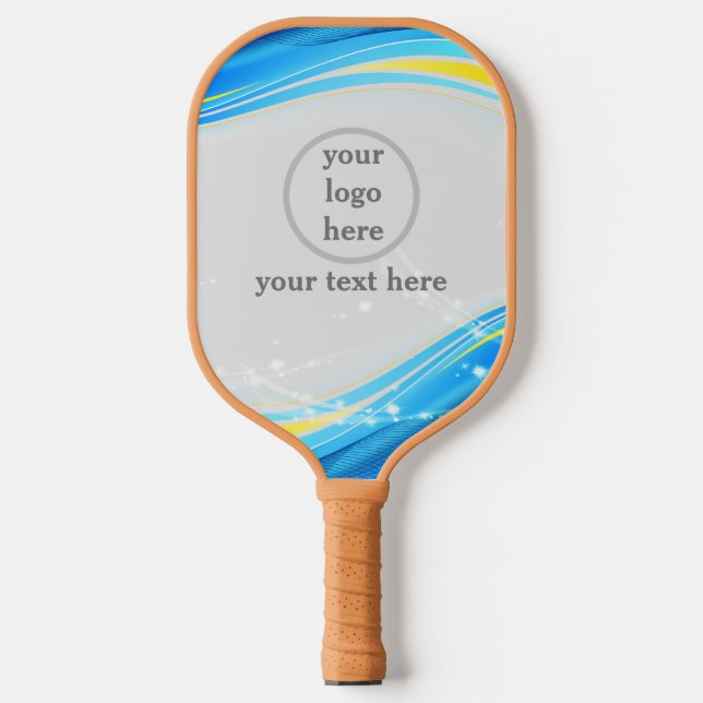 Your Logo Business Modern professional and text Pickleball Paddle (Front)