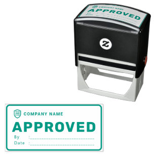 Your Logo Business   Multipurpose One Line Self-inking Stamp