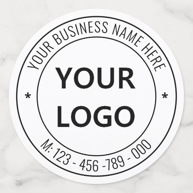 Your Logo Business Name Promotional Personalized Confetti (Large Back)