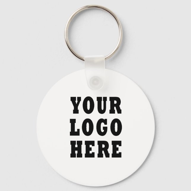 Your Logo Business Professional Promotional Keychain (Front)