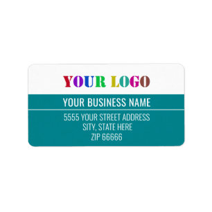 Your Logo Business Return Address Labels Template