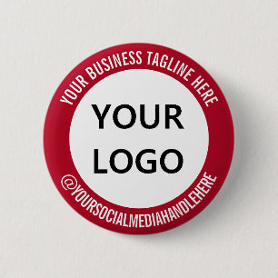 Your Logo Business Tagline Social Media Button