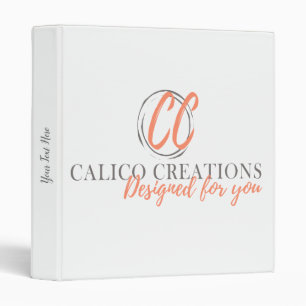 Your Logo Business Template Custom Personalized Binder