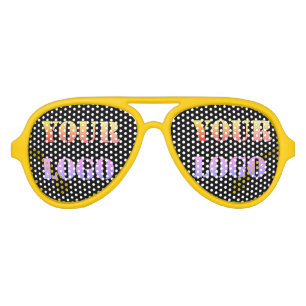 Your Logo Colours Promotional Business Personalize Aviator Sunglasses