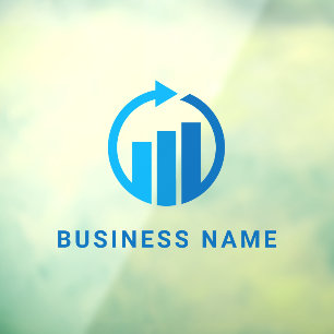 Your Logo Custom Accountant BusinessLogo Window Cling