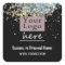 Your Logo Custom Business Rainbow Glitter