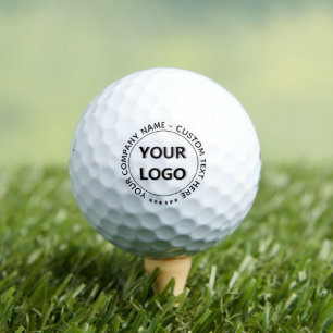 Your Logo Custom Text Stamps Golf Balls Template