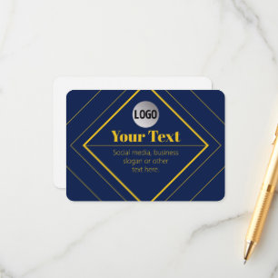 Your Logo & Customizable Design Template