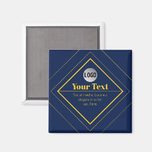 Your Logo & Customizable Design Template Magnet