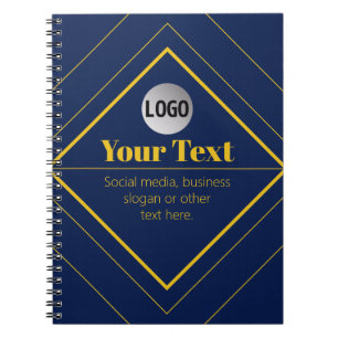 Your Logo & Customizable Design Template Notebook