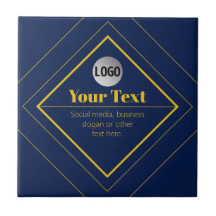 Your Logo & Customizable Design Template Tile