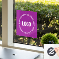 Your Logo & Customizable Text | Purple Violet