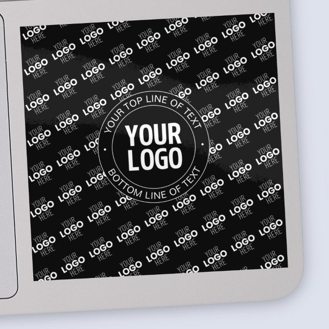 Your Logo & Customizable Text with Logo Pattern (Creator Uploaded)