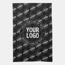 Your Logo & Customizable Text with Logo Pattern