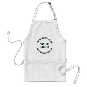 Your Logo Design or Image   Bold Editable Text Standard Apron