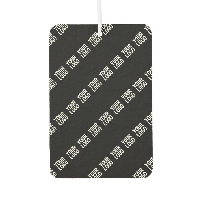 Your Logo, Design or Photo Tiled Diagonally  Air Freshener (Front)