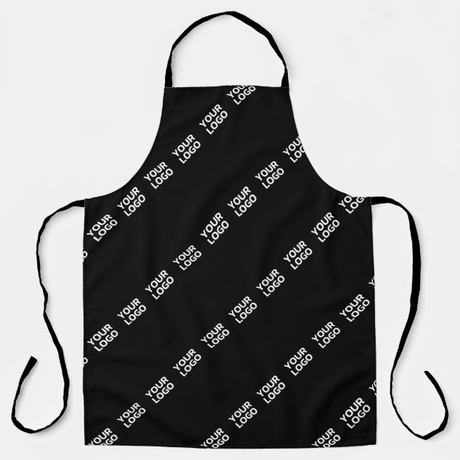 Your Logo, Design or Photo Tiled Diagonally  Apron (Front)