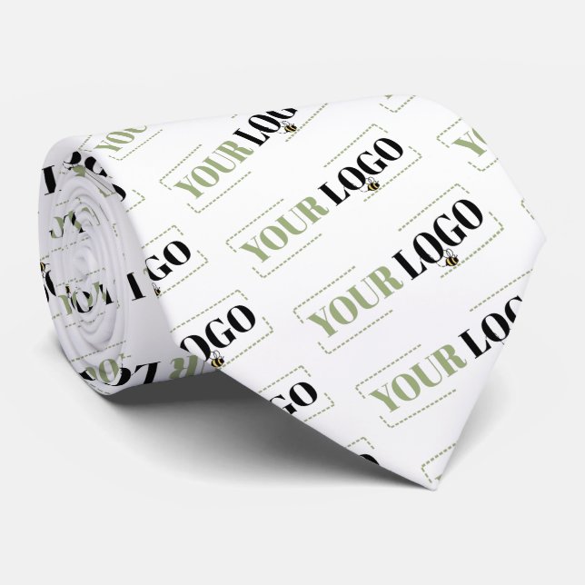 Your Logo Diagonal Pattern Any Colour Business Nec Tie (Rolled)