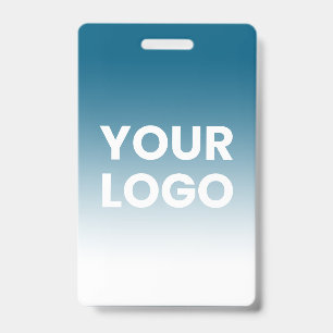 Your Logo & Editable Background Colour Gradient Badge