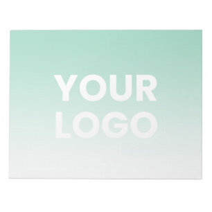 Your Logo & Editable Background Colour Gradient Notepad