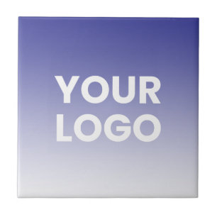 Your Logo & Editable Background Colour Gradient Tile