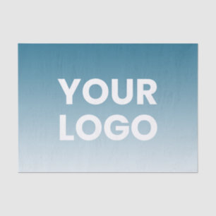 Your Logo & Editable Background Colour Gradient  Tissue Paper