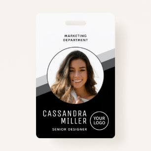 Your Logo Employee Photo Company ID Badge