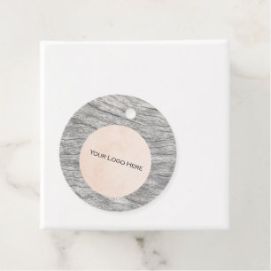 Your Logo Faded Timber Price Tags