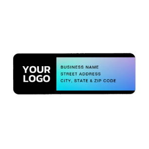 Your Logo   Fading Turquoise & Purple
