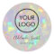 your logo faux iridescent opal 