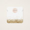 Your Logo Gold Glitter Necklace Display Card