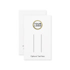 Your Logo Hair Clip Display Business Card