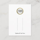 Your Logo Hair Clip Display Business Card