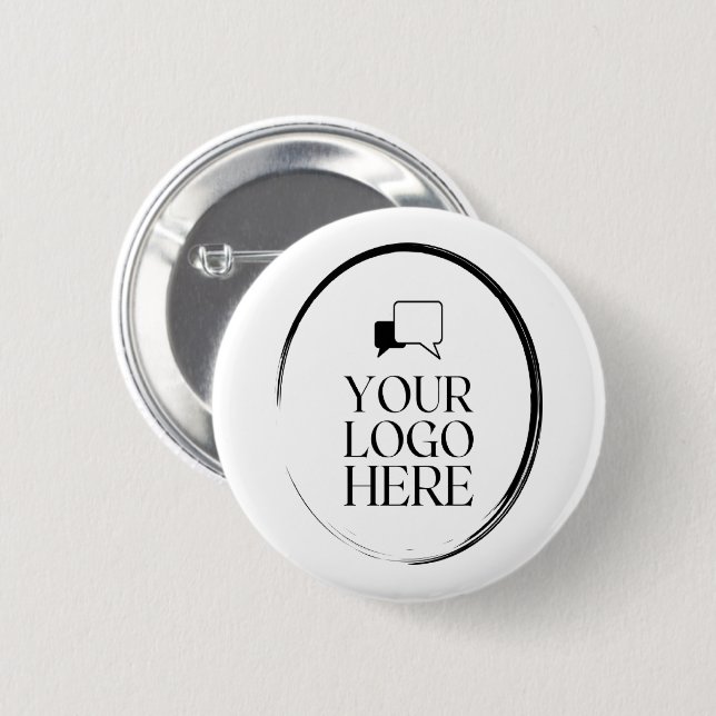 Your Logo Here 2 Inch Round Button (Front & Back)