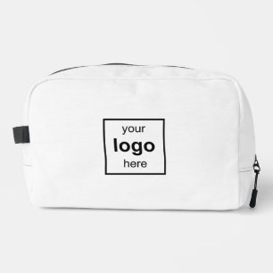 Your Logo Here Black And White Professional Dopp Kit