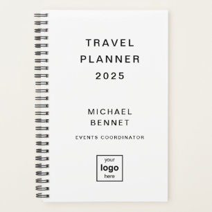 Your Logo Here Black And White Travel Planner