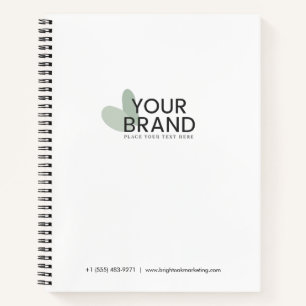 Your Logo Here Business Company Branded Promotiona Notebook