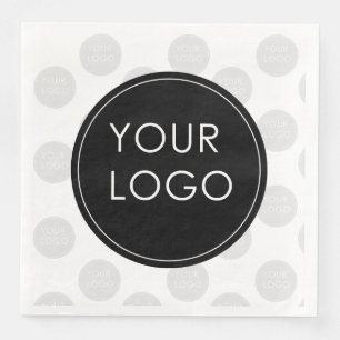 Your Logo Here Business Company Corporate Napkin